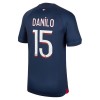 Paris Saint-Germain 2023-24 Danilo 15 Hjemmedrakt Kortermet
